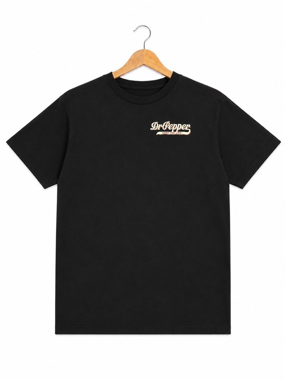 Dr Pepper, T-Shirt, Medium, Black, Vintage/Retro, New.